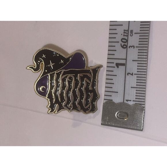Witch Hat Halloween Pin Brooch - Picture 1 of 1
